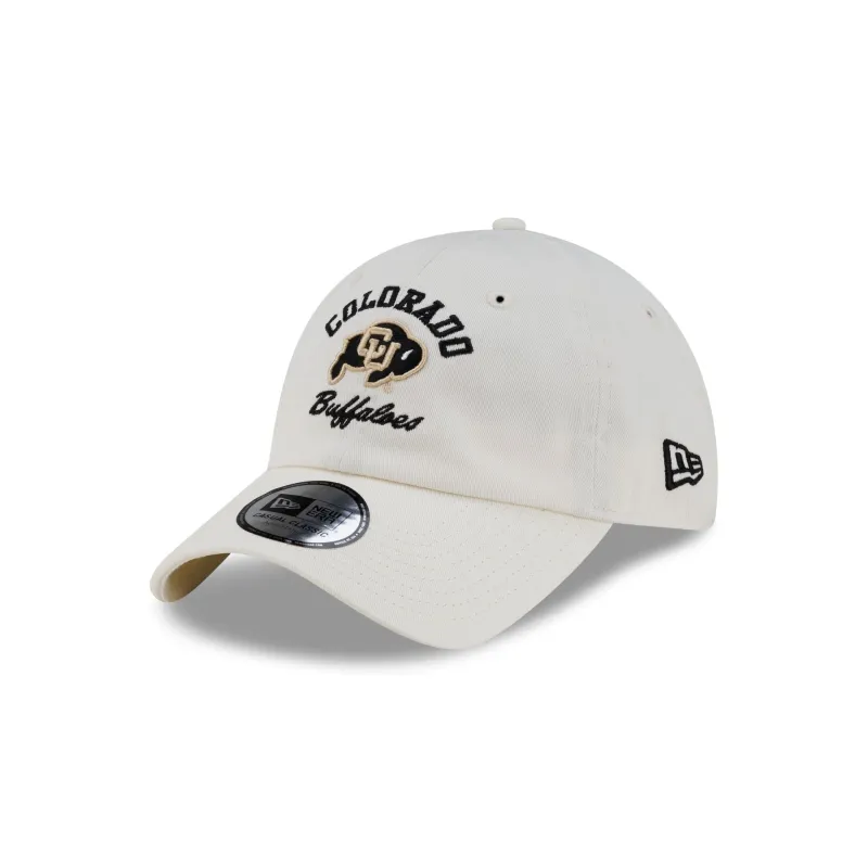 Colorado Buffaloes College Arch Chrome Casual Classic Adjustable Hat made by New Era