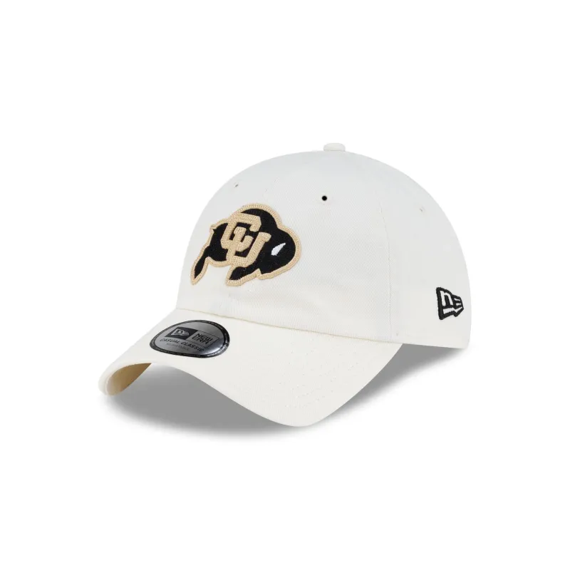 Colorado Buffaloes Chainstitch Logo Chrome Casual Classic Adjustable Hat made by New Era