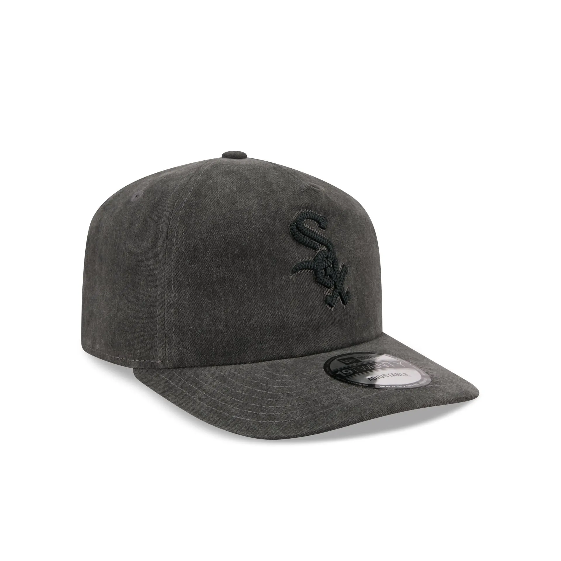 Chicago White Sox Black Pigment Dye 19TWENTY Snapback Hat sold by New Era product image thumbnail 3