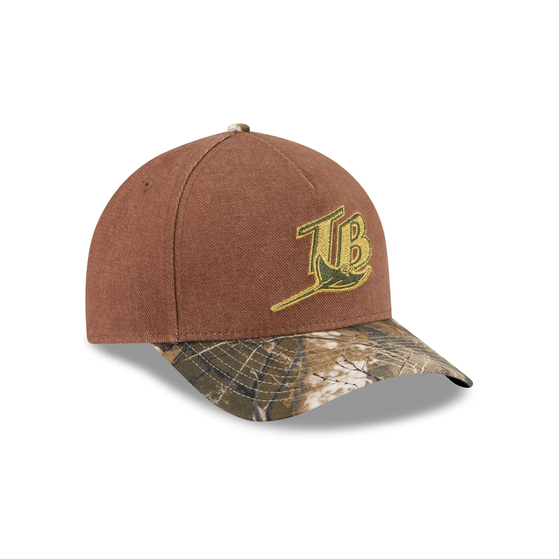 Tampa Bay Rays Camo Twill 9FORTY M-Crown A-Frame Snapback Hat sold by New Era product image thumbnail 3