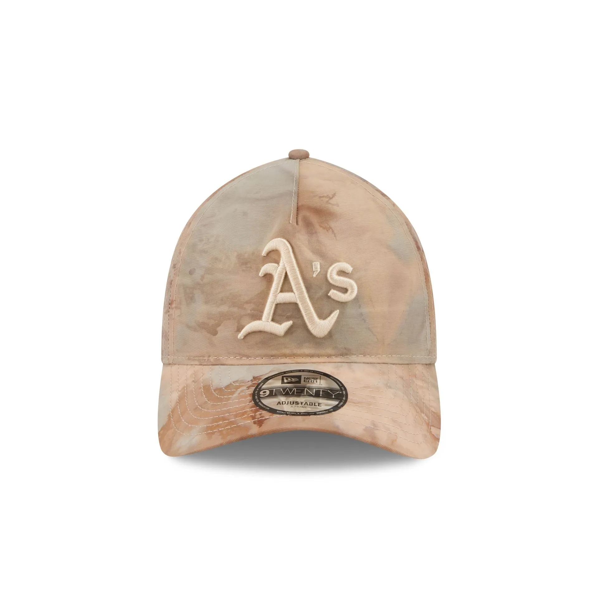 Athletics Washed Nylon Brown 9TWENTY A-Frame Adjustable Hat sold by New Era product image thumbnail 2