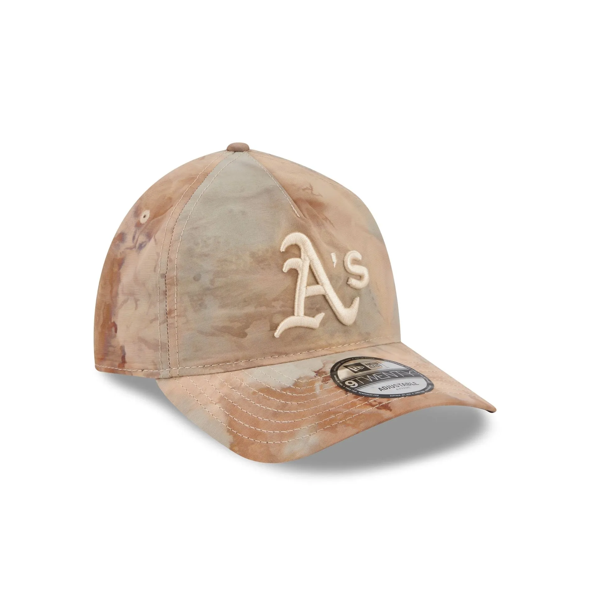Athletics Washed Nylon Brown 9TWENTY A-Frame Adjustable Hat sold by New Era product image thumbnail 3