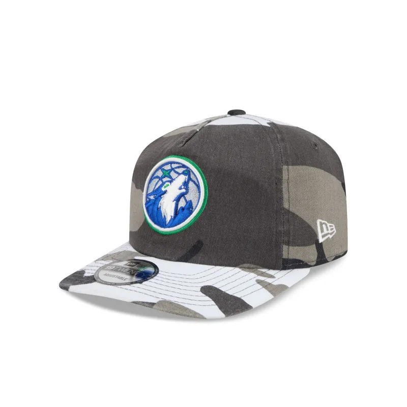 Minnesota Timberwolves Washed Nylon Camo 19TWENTY Adjustable Hat made by New Era