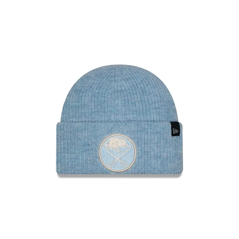 Buffalo Sabres Woolen Blue Short Cuff Knit Beanie Hat made by New Era