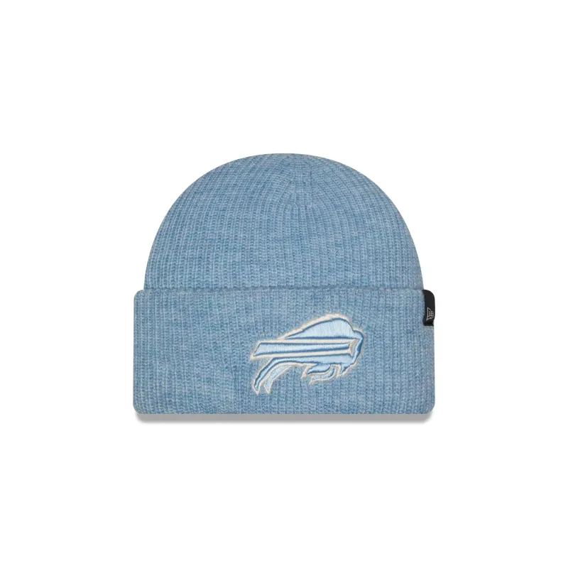 Buffalo Bills Woolen Blue Short Cuff Knit Beanie Hat made by New Era