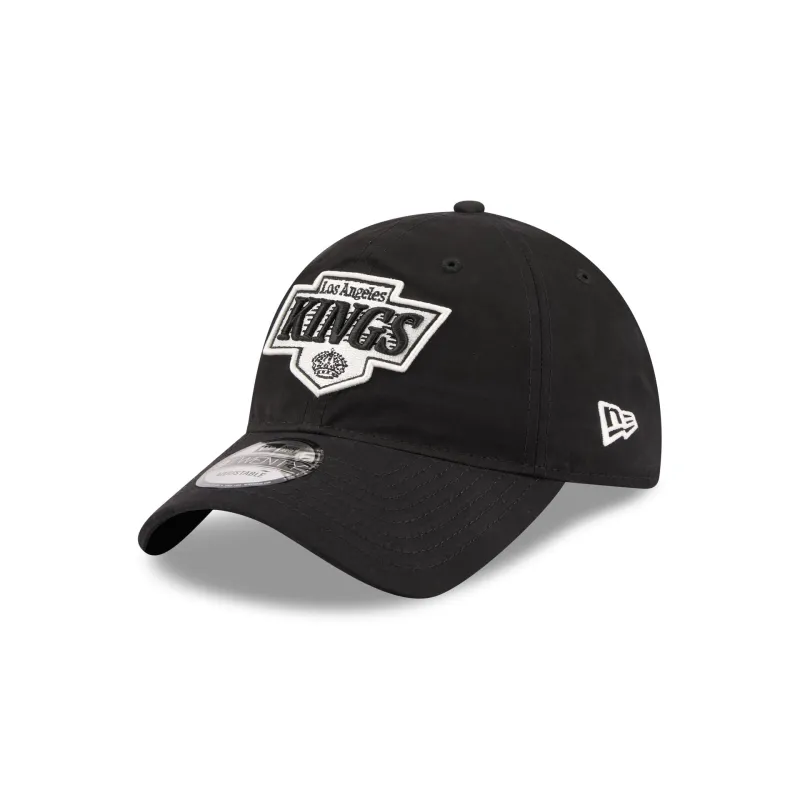 Los Angeles Kings Nylon Black 9TWENTY Adjustable Hat made by New Era