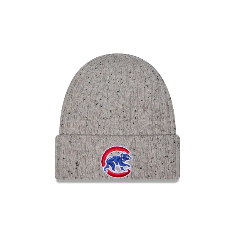 Chicago Cubs Speckled Cuff Knit Beanie Hat made by New Era