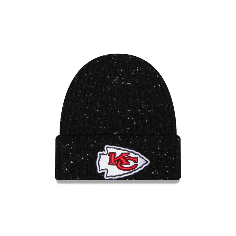 Kansas City Chiefs Speckled Cuff Knit Beanie Hat made by New Era