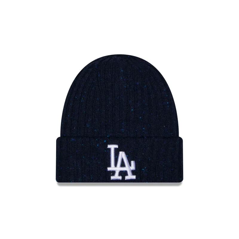Los Angeles Dodgers Speckled Cuff Knit Beanie Hat made by New Era