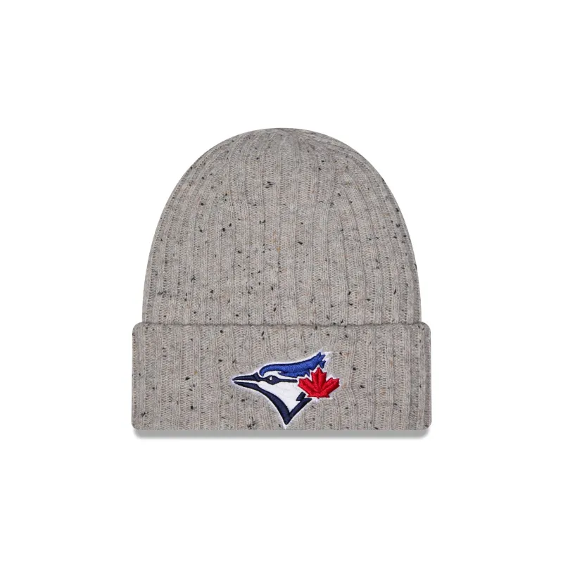 Toronto Blue Jays Speckled Cuff Knit Beanie Hat made by New Era