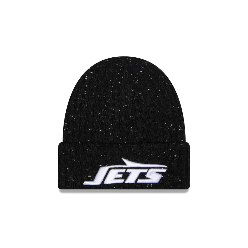 New York Jets Speckled Cuff Knit Beanie Hat made by New Era