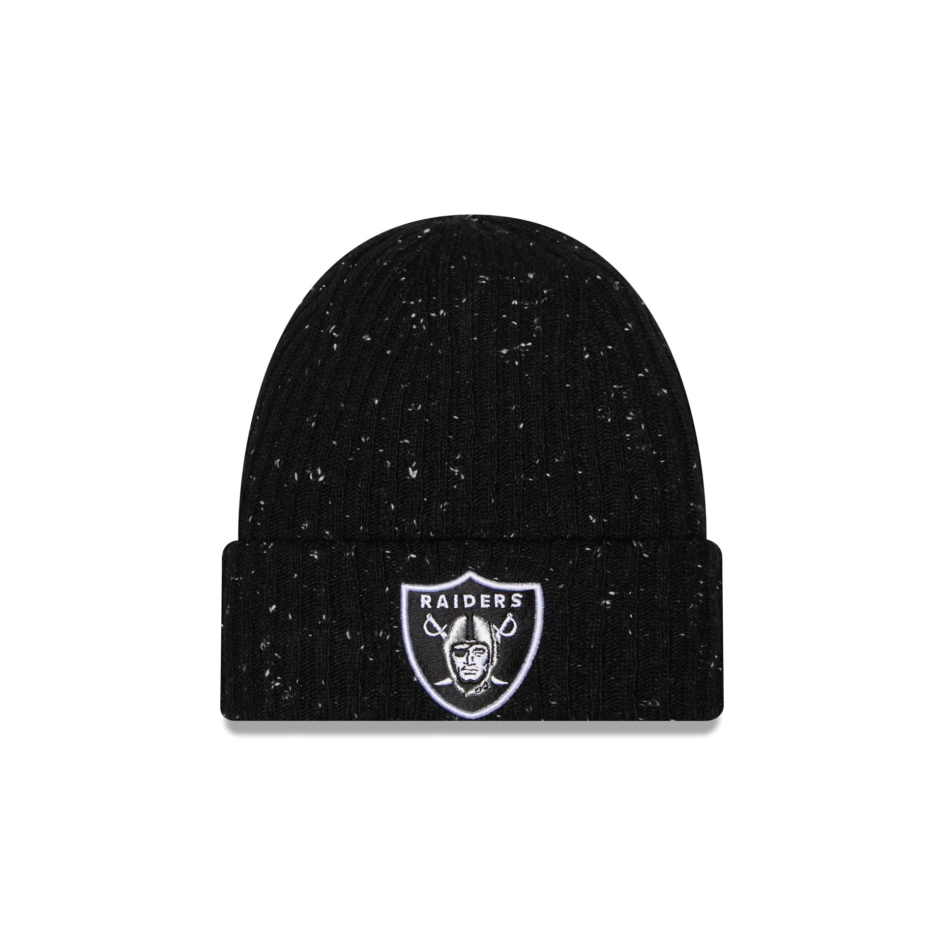 Las Vegas Raiders Speckled Cuff Knit Beanie Hat sold by New Era