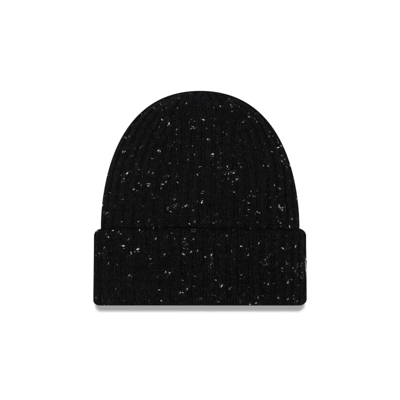 New Era Cap Speckled Black Cuff Knit Beanie Hat made by New Era