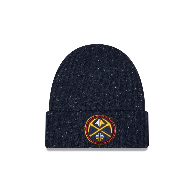Denver Nuggets Speckled Cuff Knit Beanie Hat made by New Era