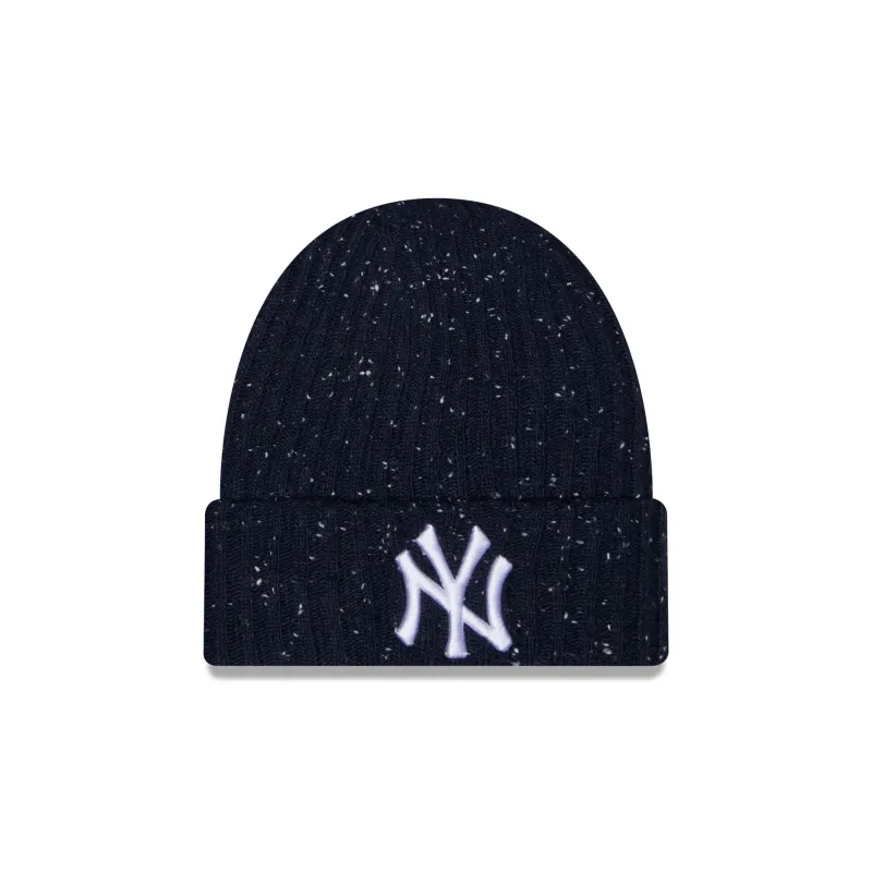 New York Yankees Speckled Cuff Knit Beanie Hat made by New Era