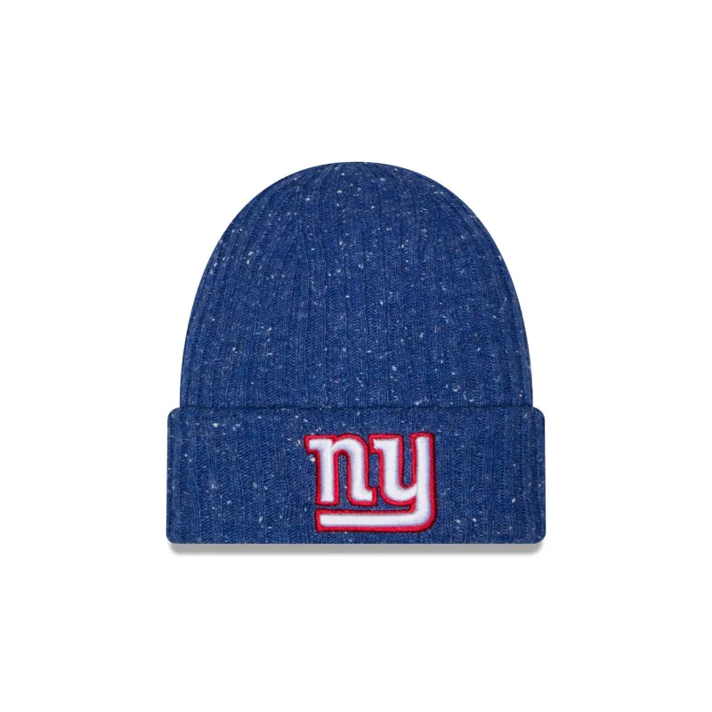 New York Giants Speckled Cuff Knit Beanie Hat made by New Era