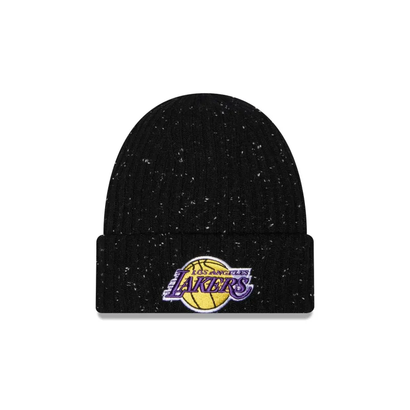 Los Angeles Lakers Speckled Cuff Knit Beanie Hat made by New Era