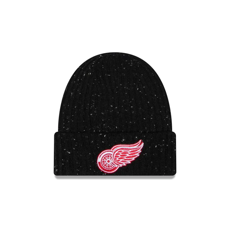 Detroit Red Wings Speckled Cuff Knit Beanie Hat made by New Era