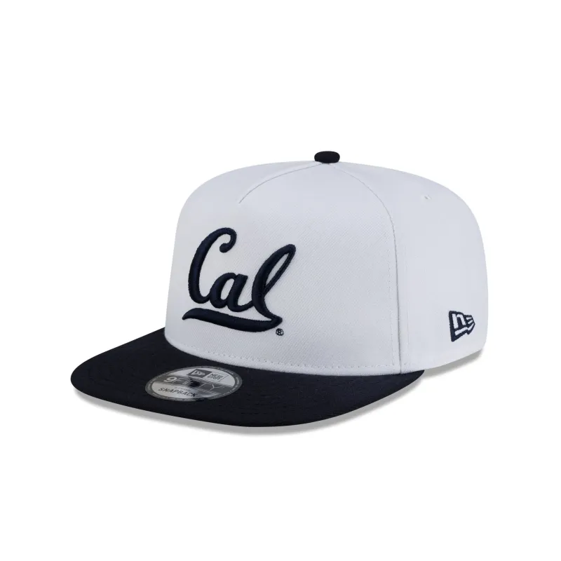California Golden Bears White 9FIFTY A-Frame Snapback Hat made by New Era