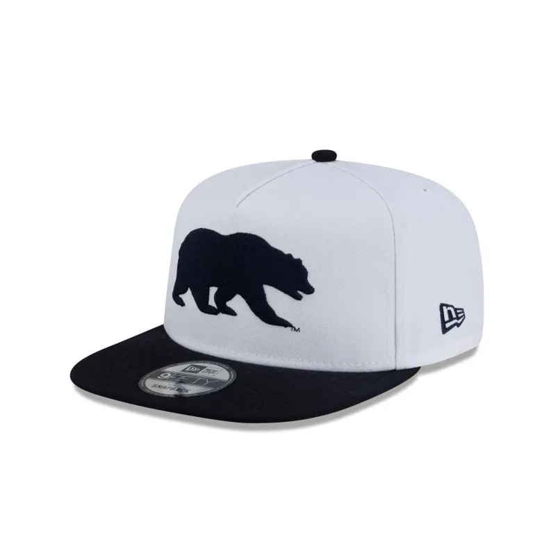 California Golden Bears Alt White 9FIFTY A-Frame Snapback Hat made by New Era