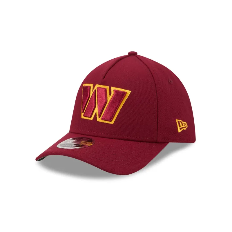 Washington Commanders Poly 39THIRTY M-Crown A-Frame Stretch Fit Hat made by New Era