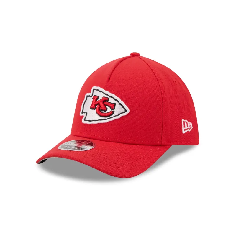Kansas City Chiefs Poly 39THIRTY M-Crown A-Frame Stretch Fit Hat made by New Era