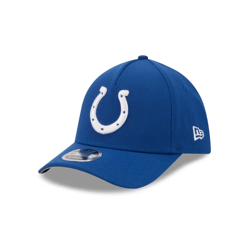 Indianapolis Colts Poly 39THIRTY M-Crown A-Frame Stretch Fit Hat made by New Era