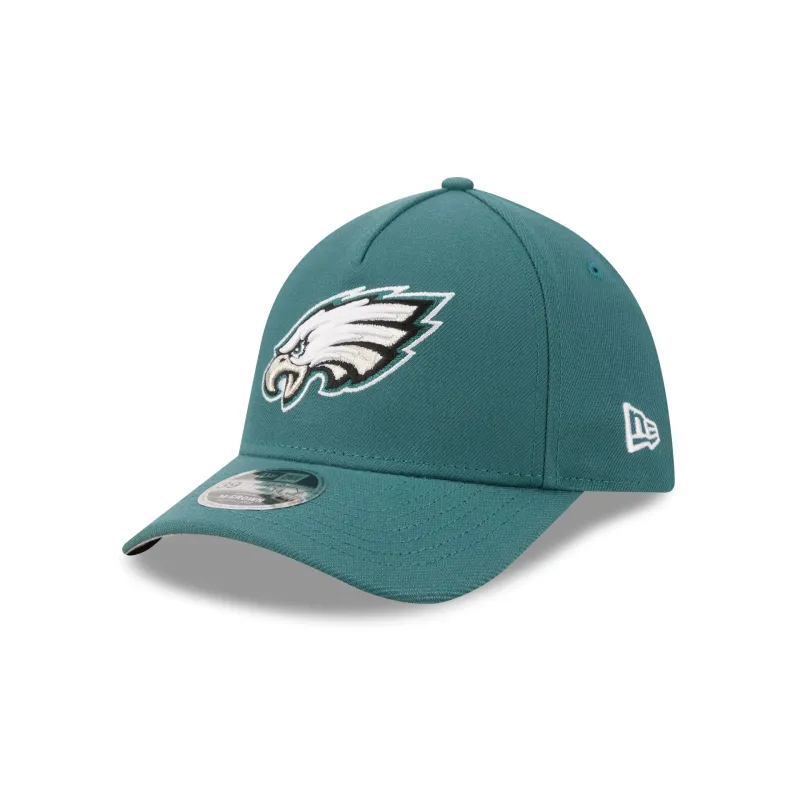 Philadelphia Eagles Poly 39THIRTY M-Crown A-Frame Stretch Fit Hat made by New Era