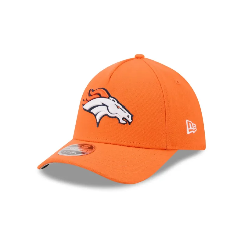 Denver Broncos Poly 39THIRTY M-Crown A-Frame Stretch Fit Hat made by New Era
