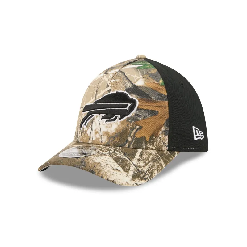 Buffalo Bills Poly Realtree 39THIRTY M-Crown A-Frame Stretch Fit Hat made by New Era