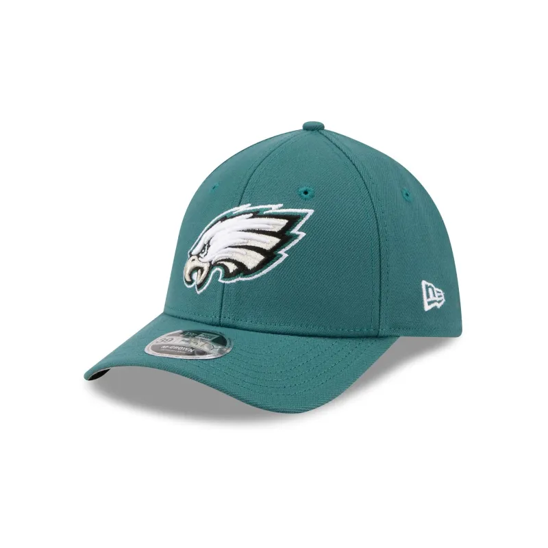 Philadelphia Eagles Team 39THIRTY M-Crown Stretch Fit Hat made by New Era