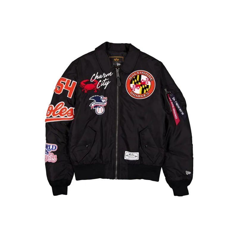 Alpha Industries x Baltimore Orioles MA-1 Flight Jacket made by New Era