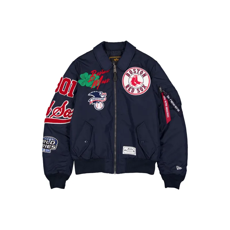 Alpha Industries x Boston Red Sox MA-1 Flight Jacket made by New Era