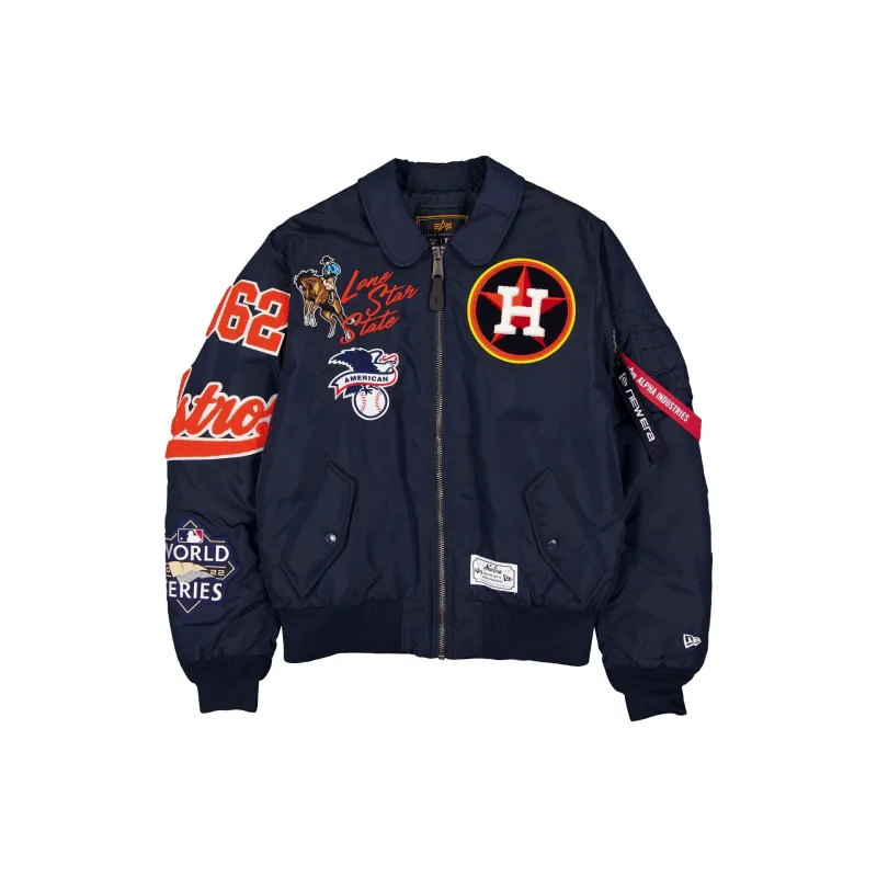 Alpha Industries x Houston Astros MA-1 Flight Jacket made by New Era
