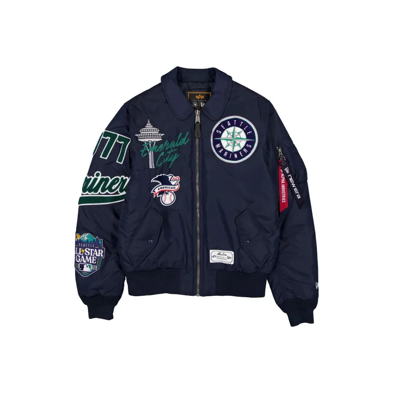 Alpha Industries x Seattle Mariners MA-1 Flight Jacket made by New Era
