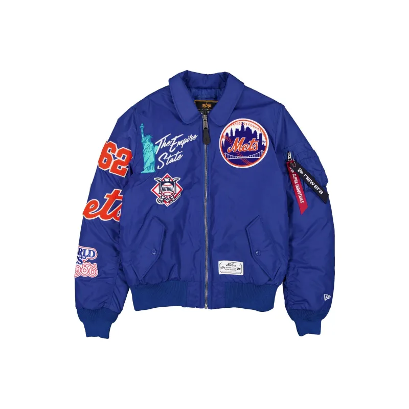 Alpha Industries x New York Mets MA-1 Flight Jacket made by New Era