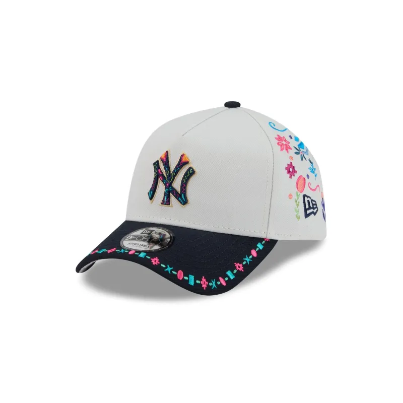 New York Yankees Latin Heritage 9FORTY A-Frame Snapback Hat made by New Era