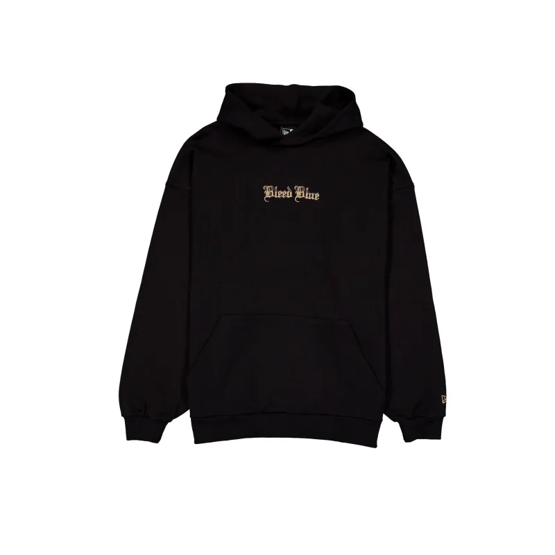 Los Angeles Dodgers Gothic Lettering Black Hoodie made by New Era