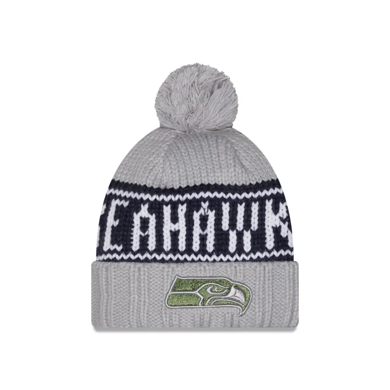 Seattle Seahawks 2026 Rivalries Women's Pom Knit Hat made by New Era