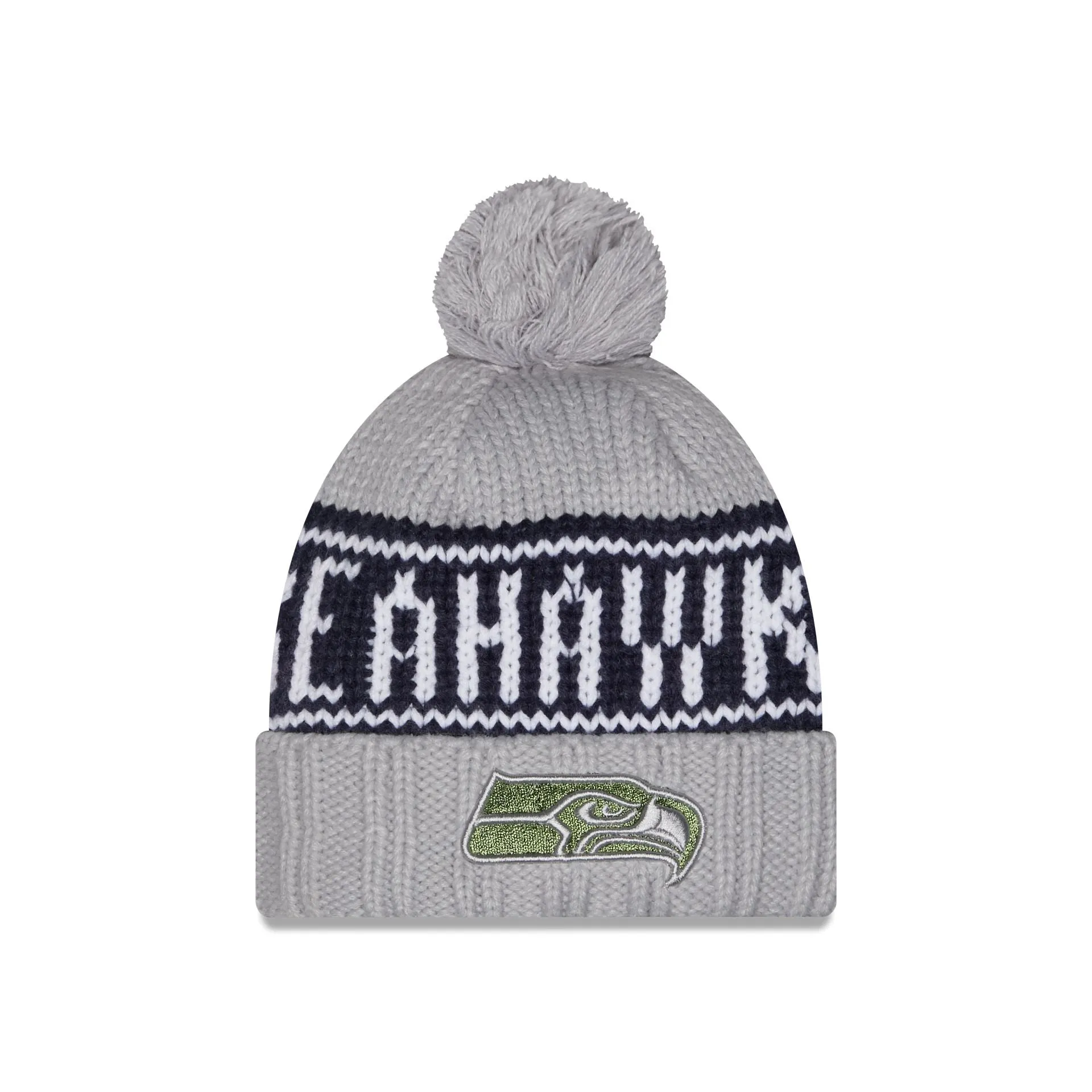 Seattle Seahawks 2026 Rivalries Women's Pom Knit Hat sold by New Era