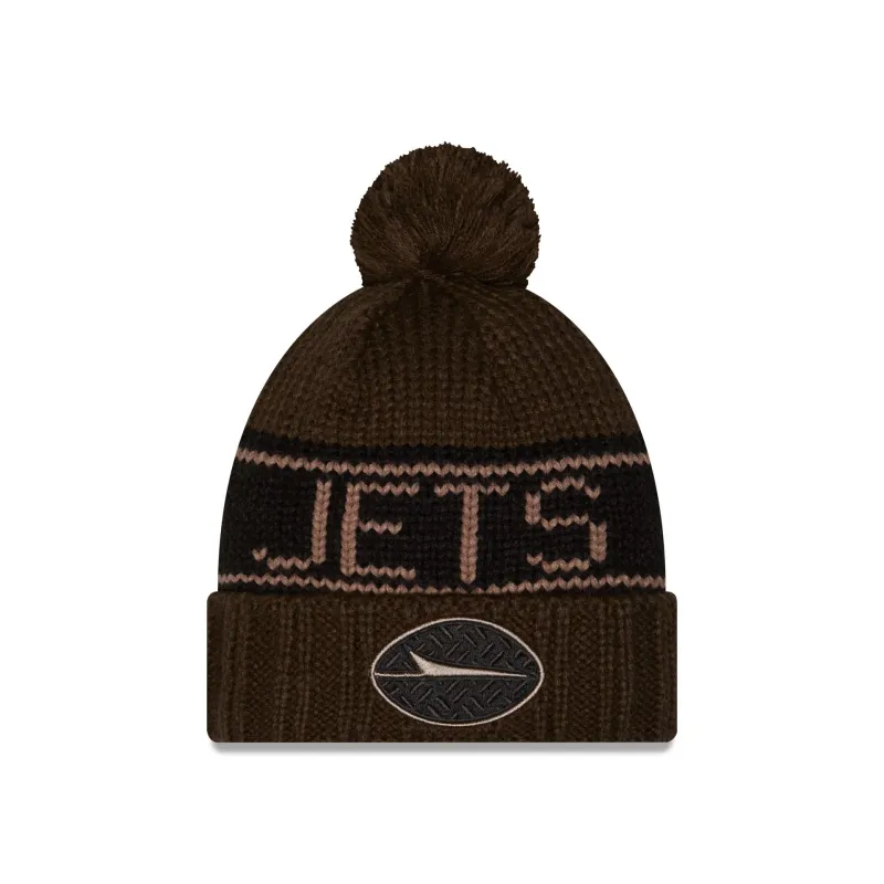 New York Jets 2026 Rivalries Women's Pom Knit Hat made by New Era