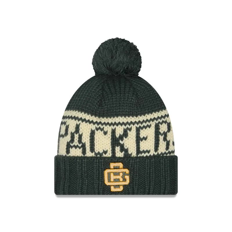 Green Bay Packers 2026 Rivalries Women's Pom Knit Hat made by New Era