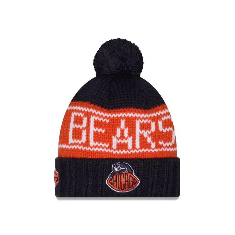 Chicago Bears 2026 Rivalries Women's Pom Knit Hat made by New Era