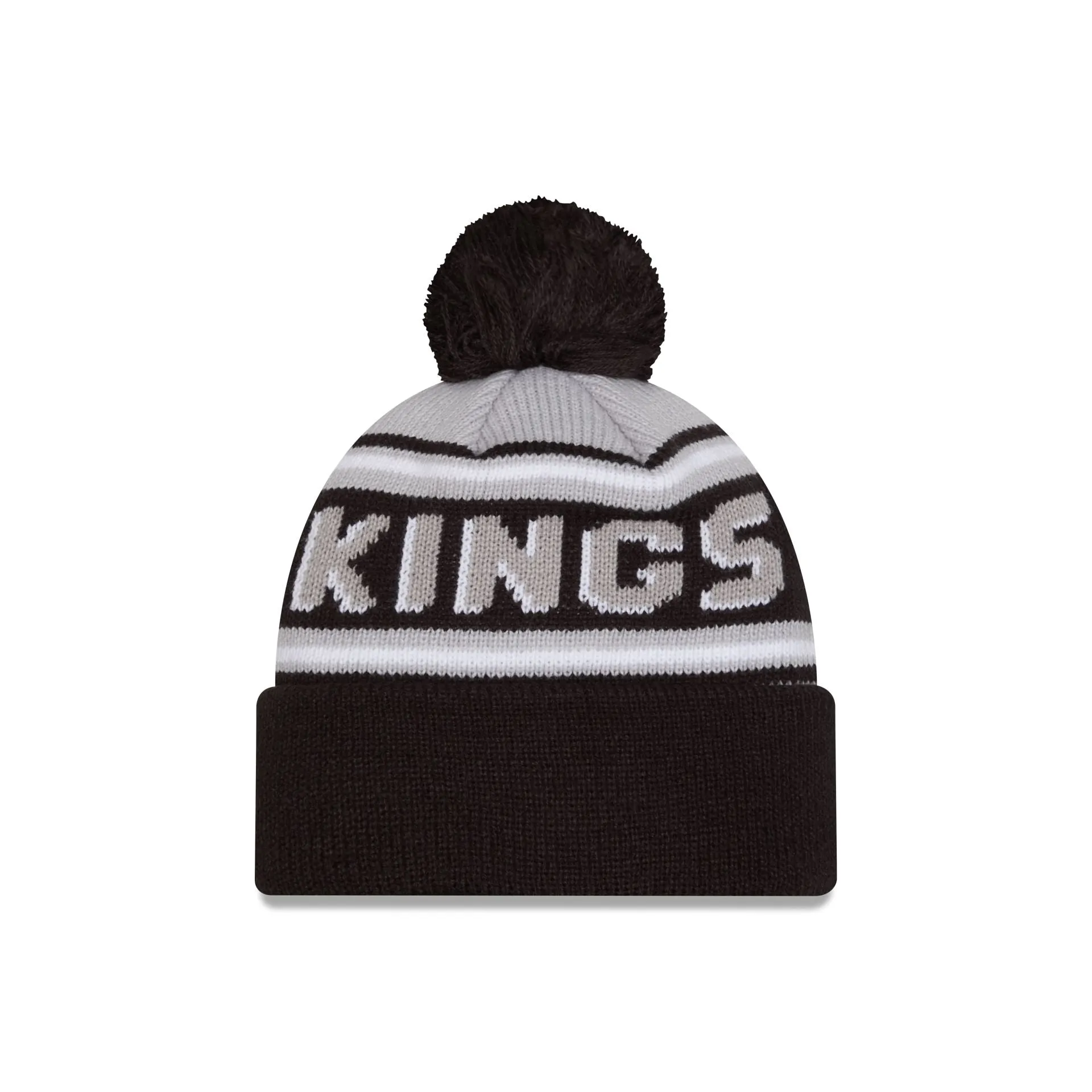 Los Angeles Kings Stripe Wordmark Pom Knit Hat sold by New Era product image thumbnail 2