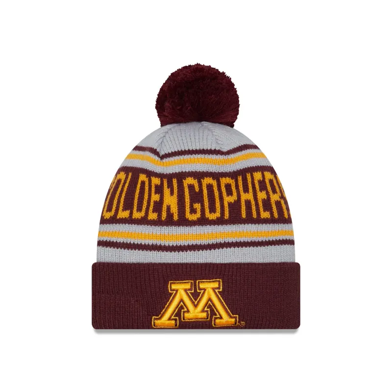 Minnesota Golden Gophers Go-To Pom Knit Hat made by New Era