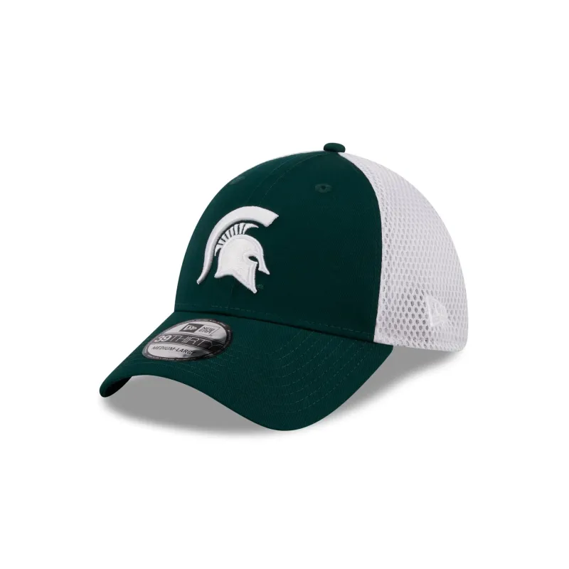 Michigan State Spartans Two Tone Neo 39THIRTY Stretch Fit Hat made by New Era
