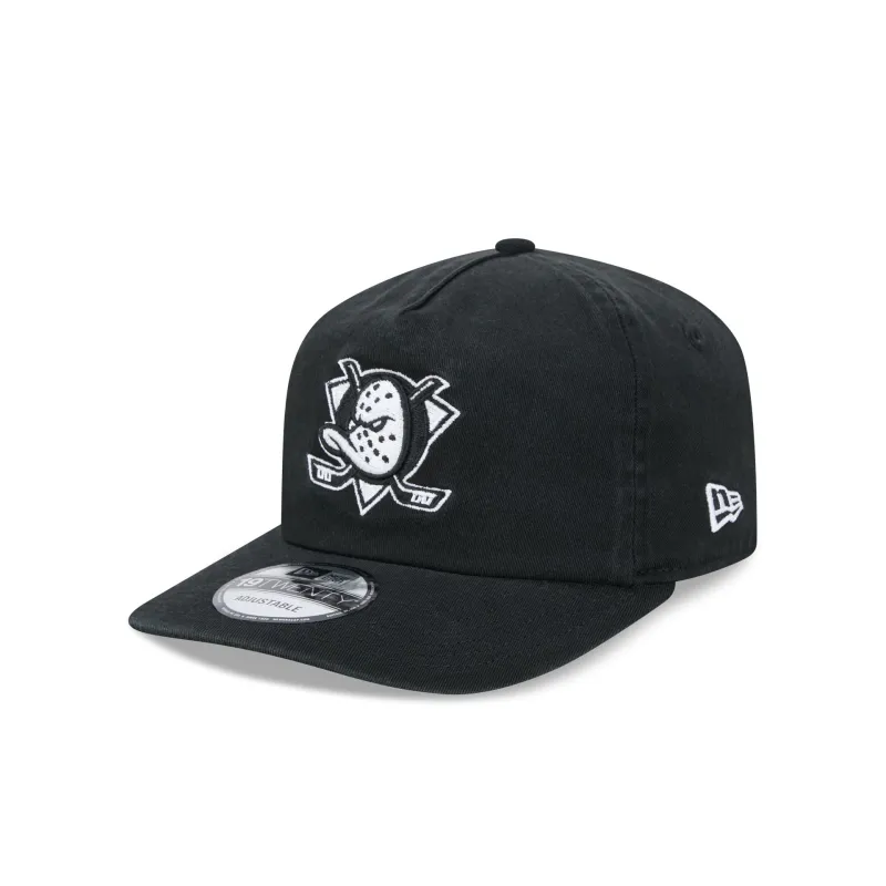 Anaheim Ducks Black 19TWENTY Snapback Hat made by New Era