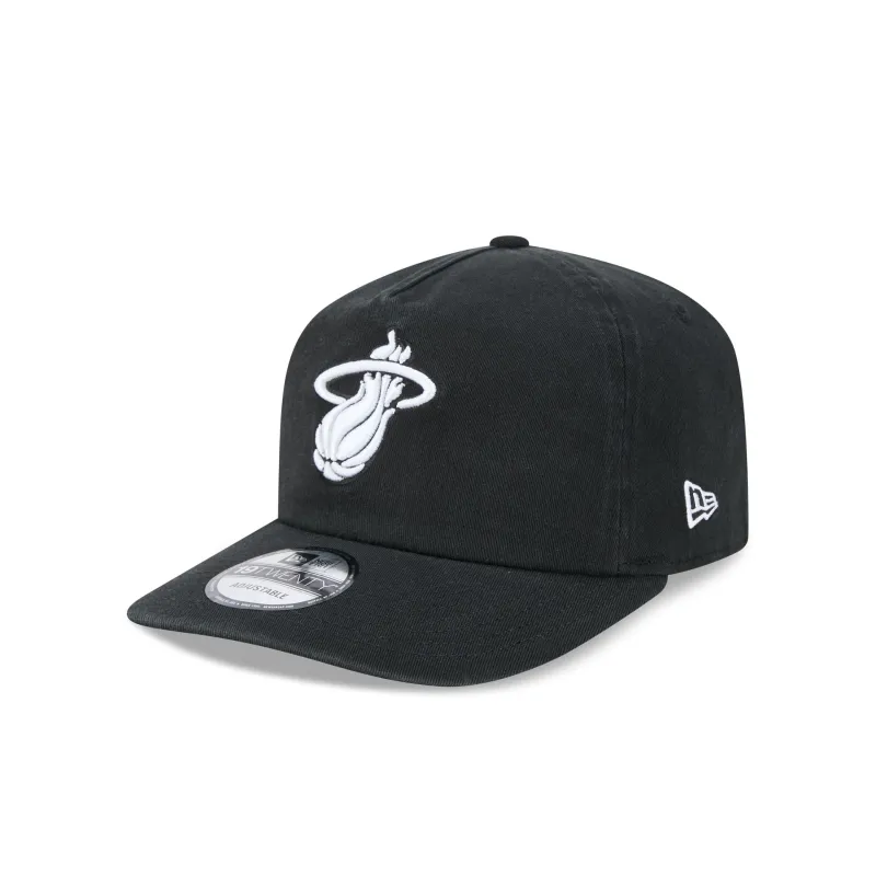 Miami Heat Black 19TWENTY Snapback Hat made by New Era
