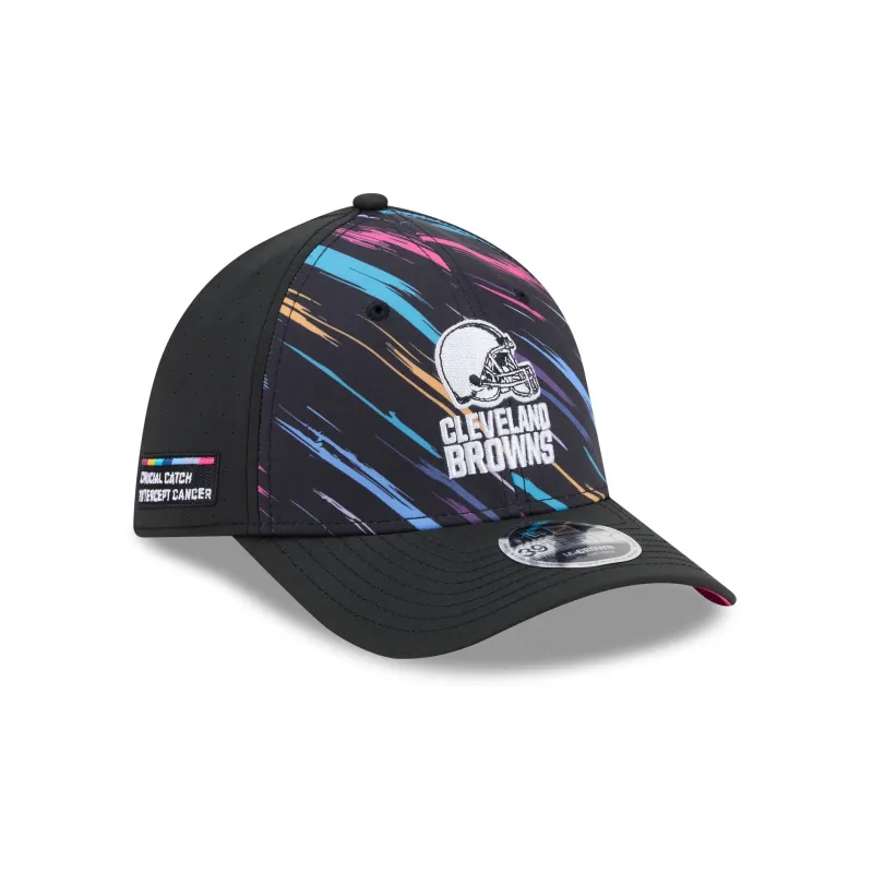 Cleveland Browns 2026 Crucial Catch 39THIRTY M-Crown Stretch Fit Hat made by New Era