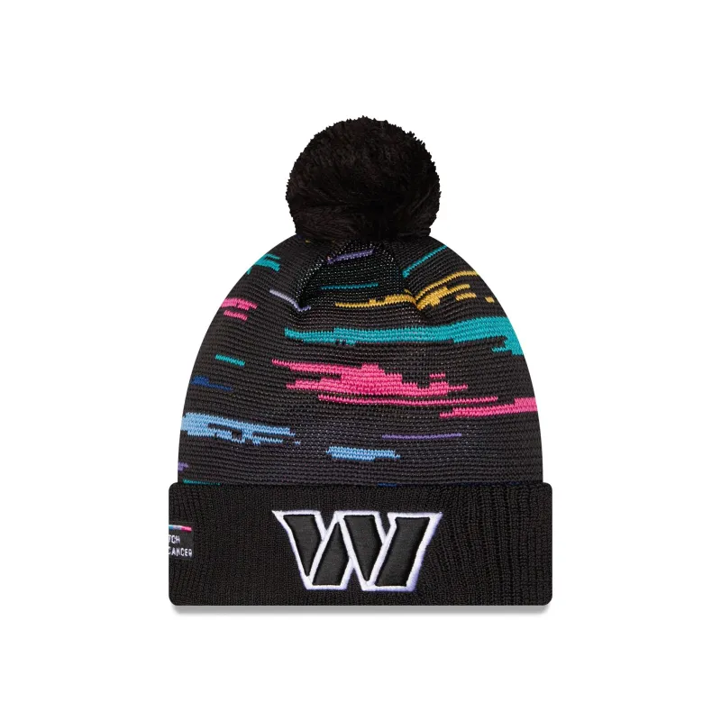 Washington Commanders 2026 Crucial Catch Pom Knit Hat made by New Era